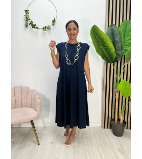 VESTIDO ÁVILA CURVY MARINO