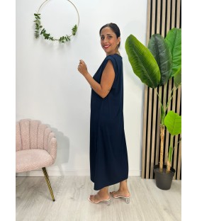 VESTIDO ÁVILA CURVY MARINO