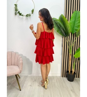 VESTIDO LUPITA ROJO