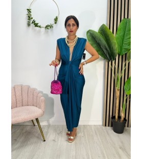 VESTIDO AMBAR PETROLEO