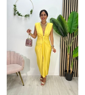 VESTIDO AMBAR AMARILLO