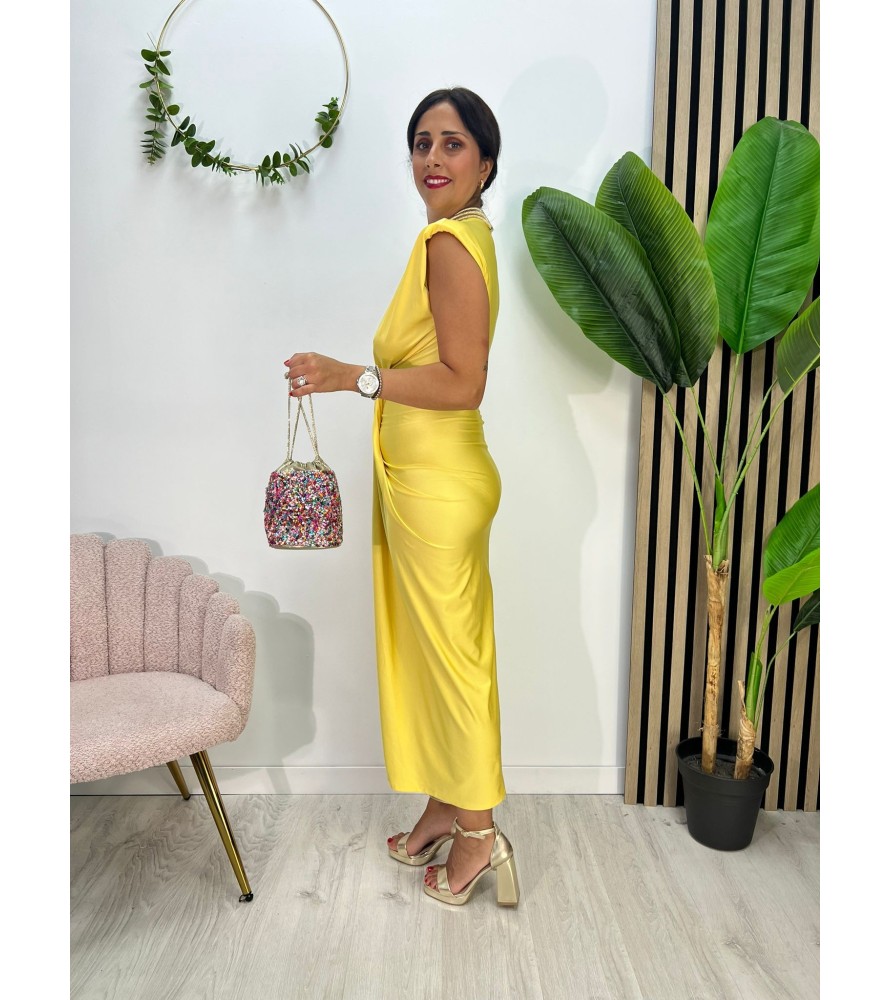 VESTIDO AMBAR AMARILLO