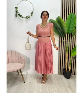 VESTIDO ROSANA ROSA