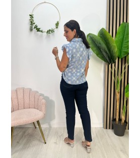 CAMISA AZÚL LÉRICA