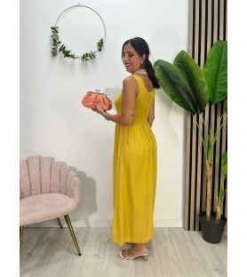 VESTIDO RIOJA MOSTAZA