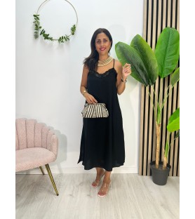 VESTIDO LENCERO PEQUEÑO NEGRO