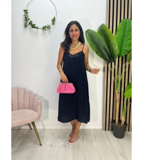 VESTIDO LENCERO PEQUEÑO MARINO