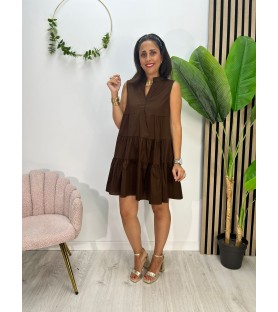 VESTIDO AMARAL CHOCOLATE