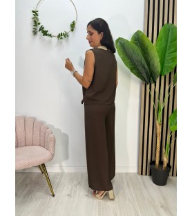 CONJUNTO LINA CHOCOLATE