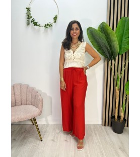 PANTALÓN ADELA ROJO