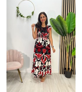 VESTIDO VINIA ROJO