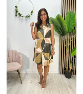 VESTIDO DUNIA CORTO VERDE