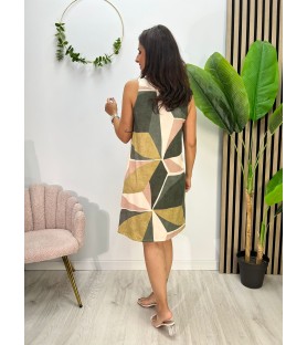 VESTIDO DUNIA CORTO VERDE