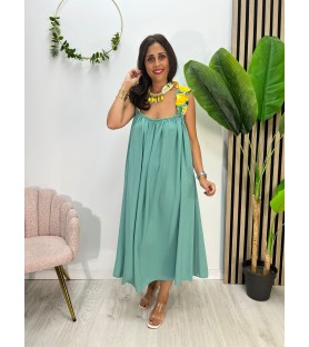 VESTIDO LINDA VERDE