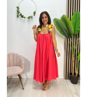 VESTIDO LINDA CORAL