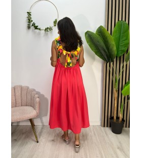 VESTIDO LINDA CORAL