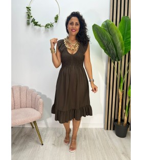 VESTIDO VELA CHOCOLATE (...