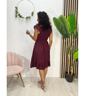 VESTIDO VELA VINO ( PREVENTA )