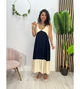 VESTIDO VALINA MARINO