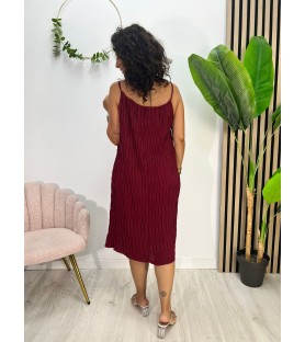 VESTIDO MAREA BURDEOS