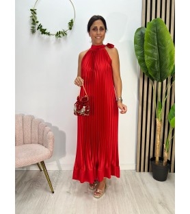 VESTIDO SANABRIA ROJO (...