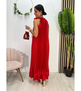 VESTIDO SANABRIA ROJO (...