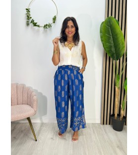 PANTALÓN SILVIA AZÚL EÉCTRICO
