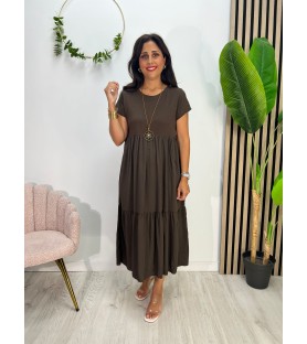 VESTIDO ANITA CHOCOLATE