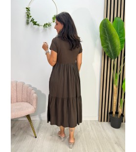 VESTIDO ANITA CHOCOLATE