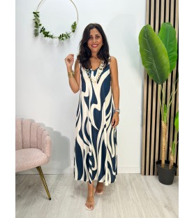 VESTIDO MIJAS MARINO