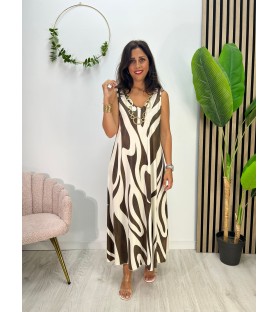 VESTIDO MIJAS CHOCOLATE