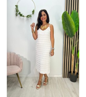 VESTIDO MERIDA BLANCO