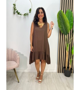 VESTIDO ELISA CHOCOLATE