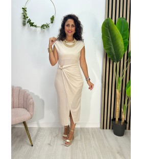 VESTIDO DORIS BEIGE