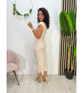VESTIDO DORIS BEIGE