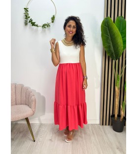 VESTIDO SELLA CORAL