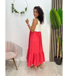 VESTIDO SELLA CORAL