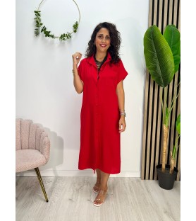 VESTIDO MICA ROJO