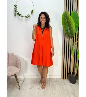 VESTIDO DIANA NARANJA
