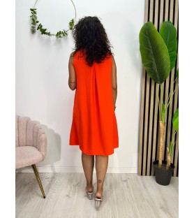 VESTIDO DIANA NARANJA