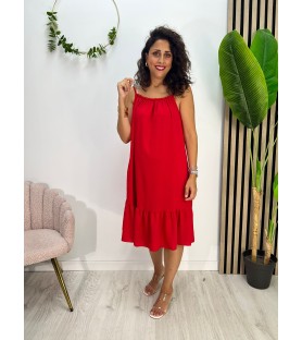VESTIDO TANDA ROJO
