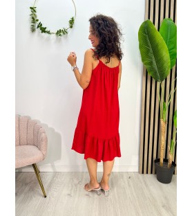 VESTIDO TANDA ROJO