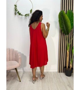 VESTIDO ANDUJAR ROJO