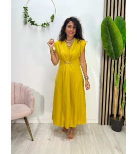VESTIDO MARIBEL AMARILLO
