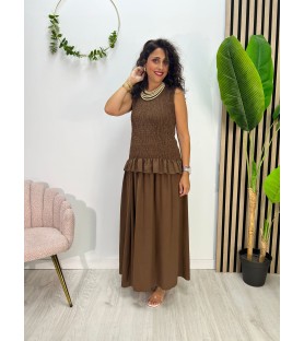 CONJUNTO VANESA CHOCOLATE