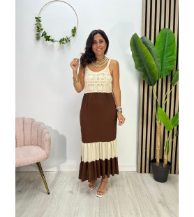VESTIDO ÁGUILA CHOCOLATE