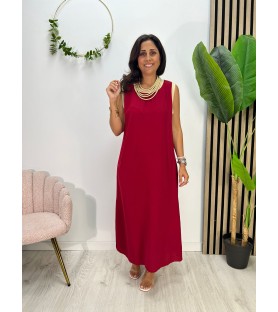 VESTIDO IRINA BURDEOS