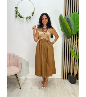 VESTIDO INÉS CHOCOLATE