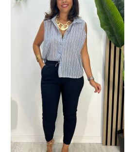 CAMISA CRISTINA AZÚL