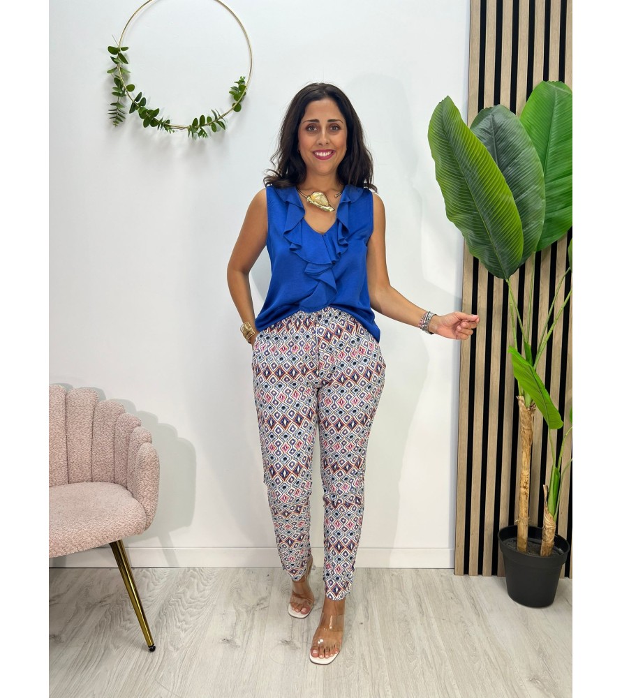 BLUSA ROCIO AZÚL